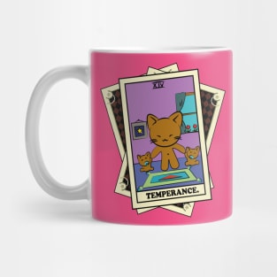 TAROT CARDS DECK | TEMPERANCE. | FORTUNE CAT Mug